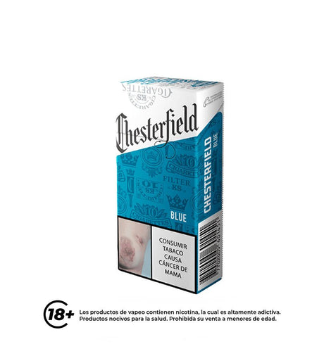 Cigarrillo Chesterfield Blue - Medio - Licores Medellín