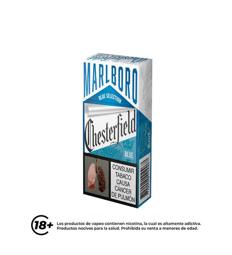 Cigarrillo Chesterfield Blue - Medio - Licores Medellín