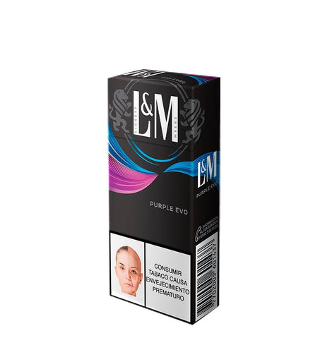 Cigarrillo L&M Purple - Medio 10und - Licores Medellín