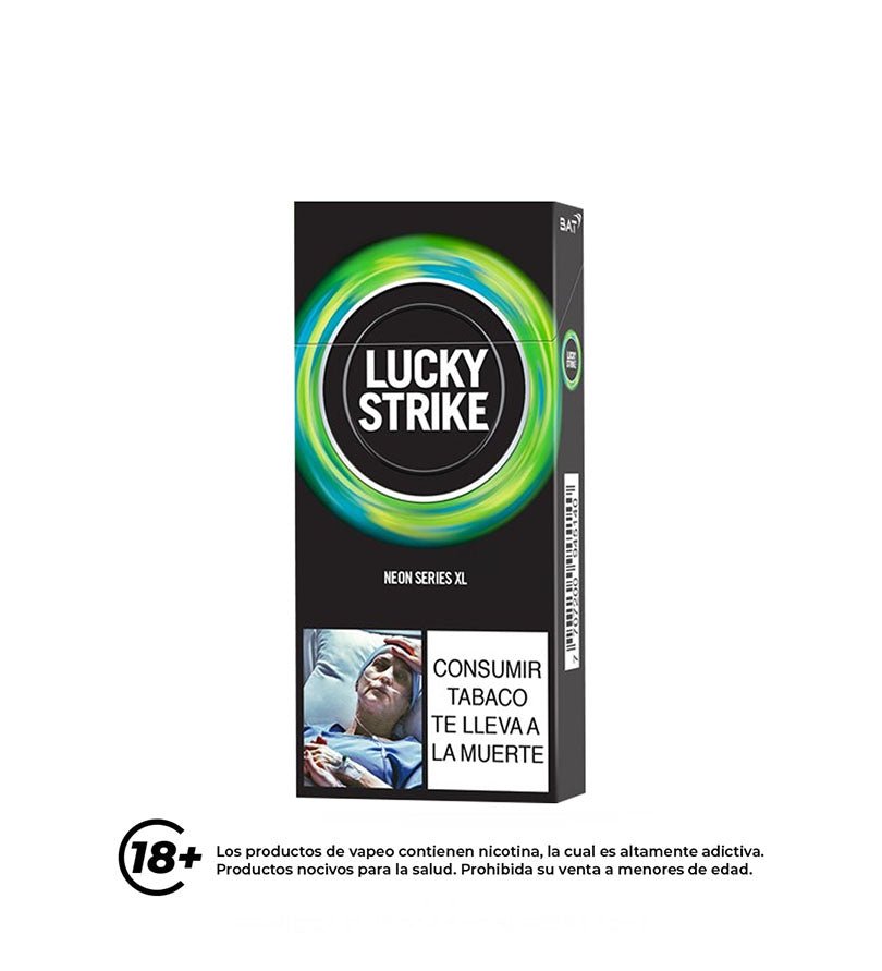 Cigarrillo Lucky Manzana Ice - Medio 10und - Licores Medellín