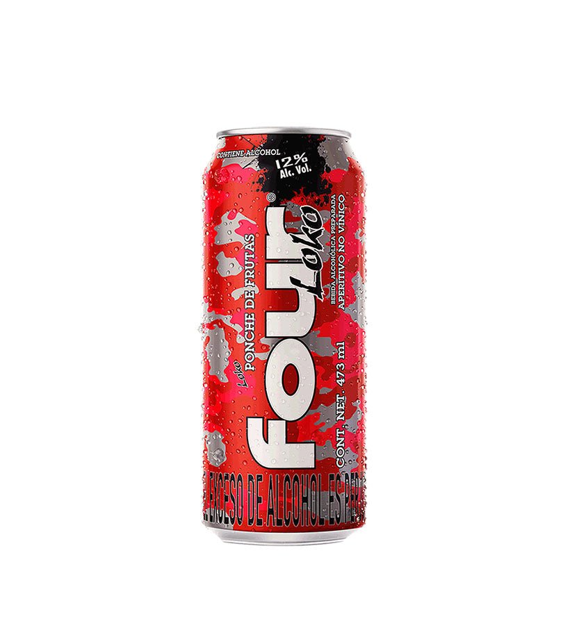 Lata de Coctel Four Loko Ponche de Frutas de 473 ml
