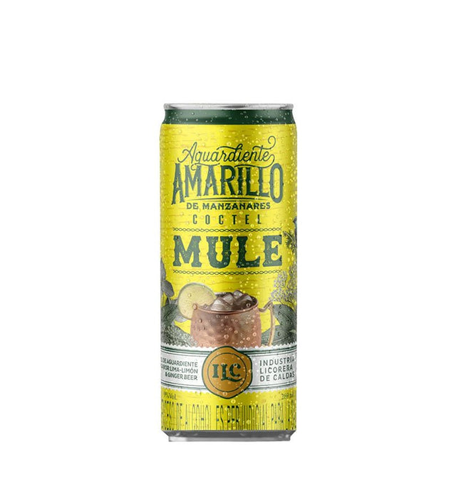 Coctel Mule Aguardiente Amarillo de Manzanares - 269ml - Licores Medellín