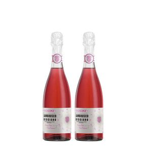 Combo 2 Botellas Vino Espumoso Lambrusco Piccini Rose - 750ml - Licores Medellín