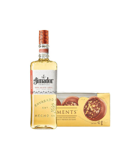 Combo Tequila El Jimador Reposado Botella 700ml + Chocolates Moments 3und - Licores Medellín