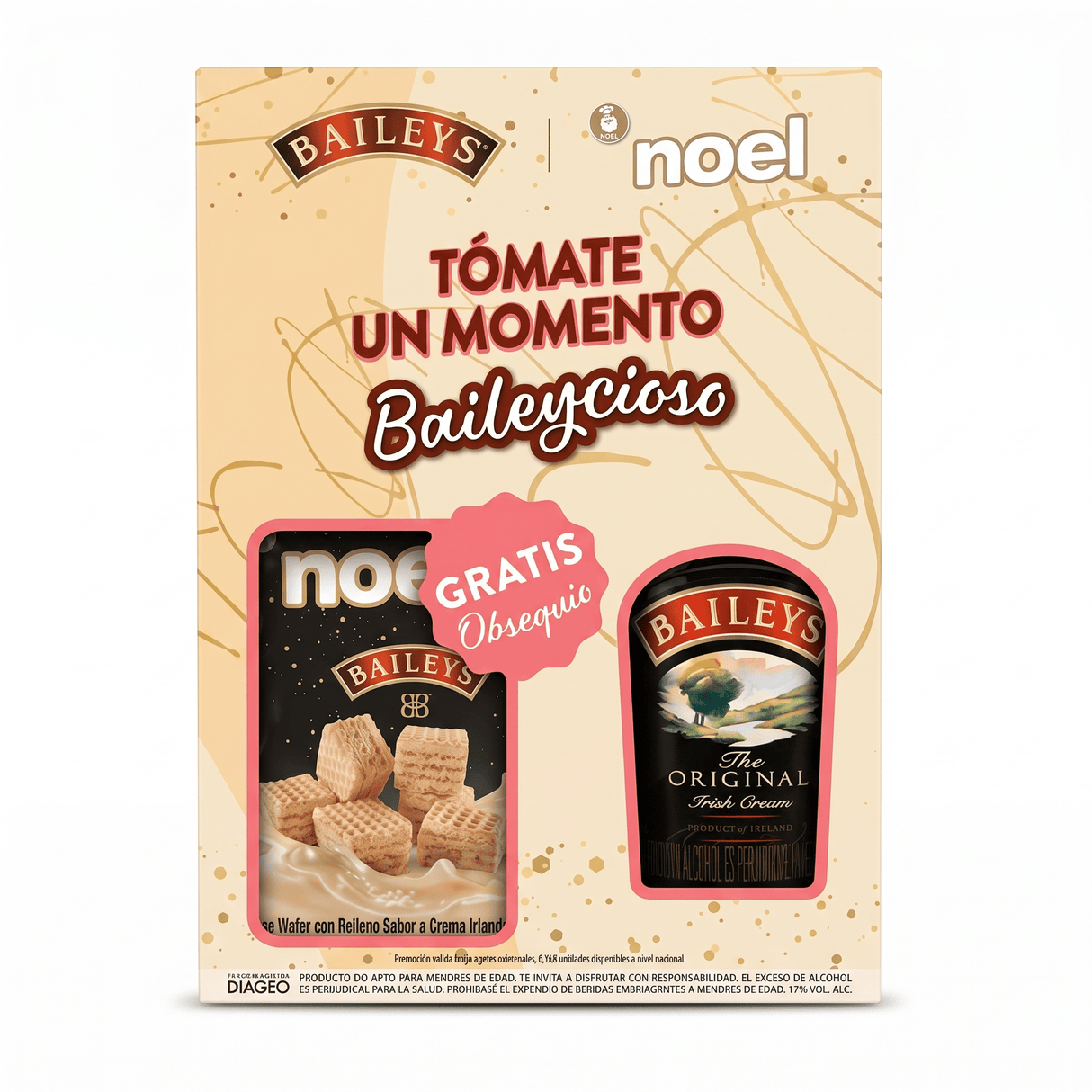 Crema de Whisky Baileys Botella - 700ml - Licores Medellín
