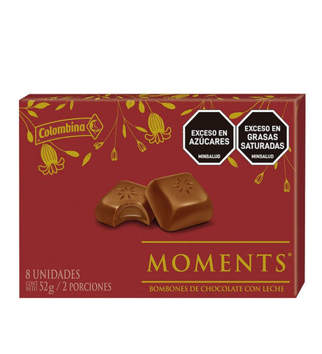 Estuche Chocolates Moments - 8und - Licores Medellín