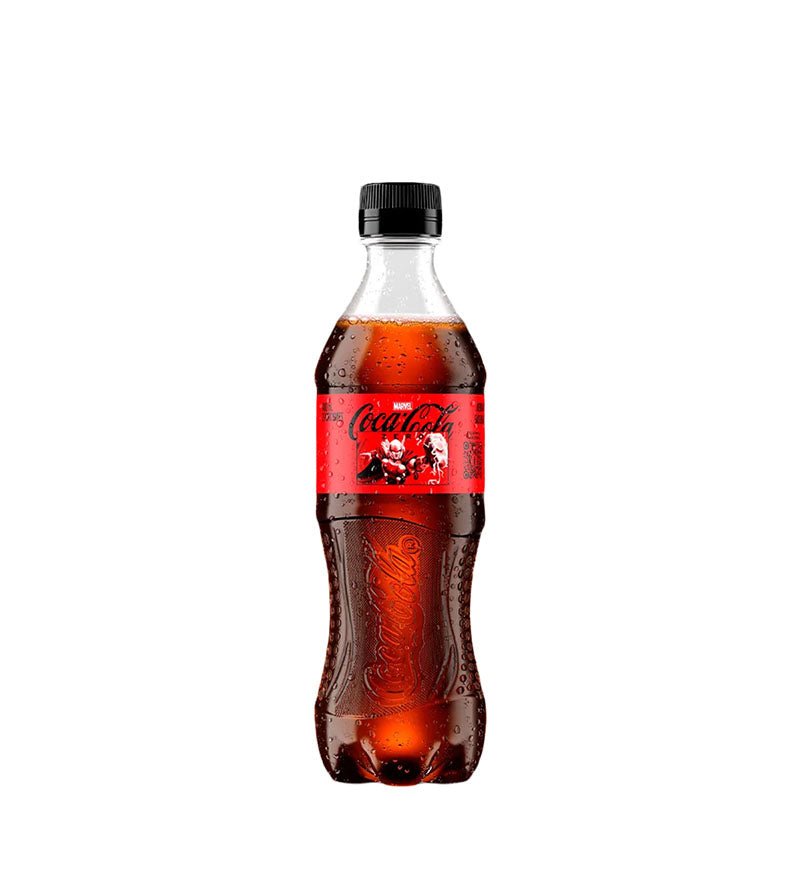 Botella de gaseosa Coca-Cola Zero Sin Azúcar de 400 ml