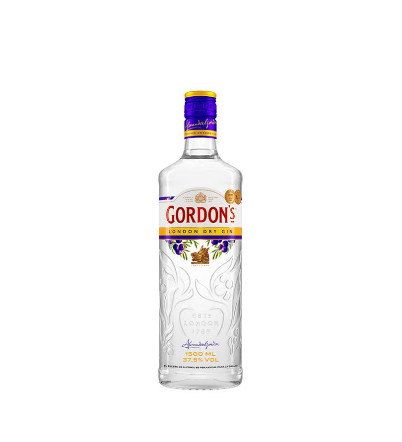 Botella de ginebra Gordon's London Dry de 1,5 L