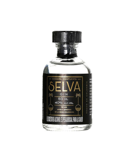 Ginebra Selva Gin Miniatura - 50ml - Licores Medellín