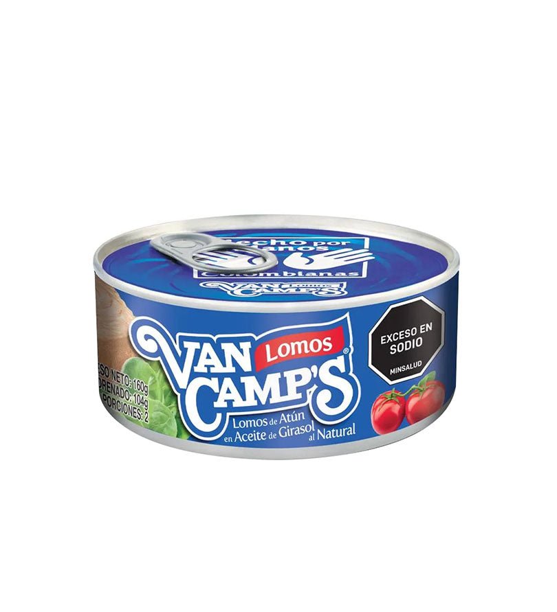 Empaque de lomos de atún en aceite Van Camp's de 160 g
