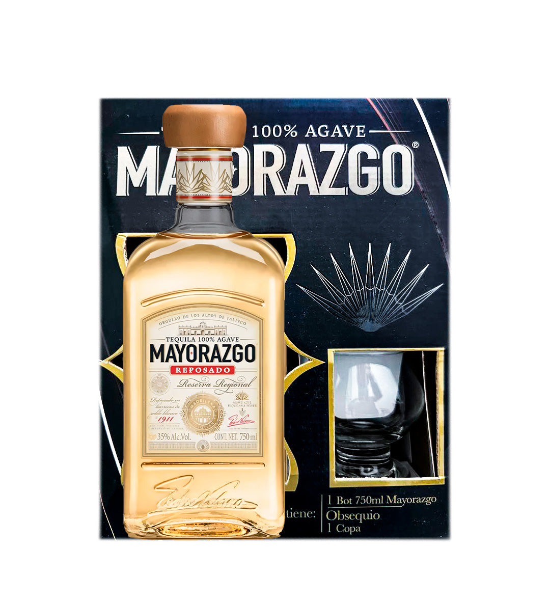Mayorazgo Reposado Tequila Bottle 750ml Licores Medellín