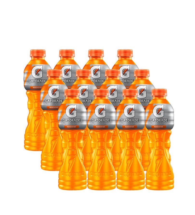 Paca de 12 botellas de bebida Gatorade sabor mandarina de 500 ml