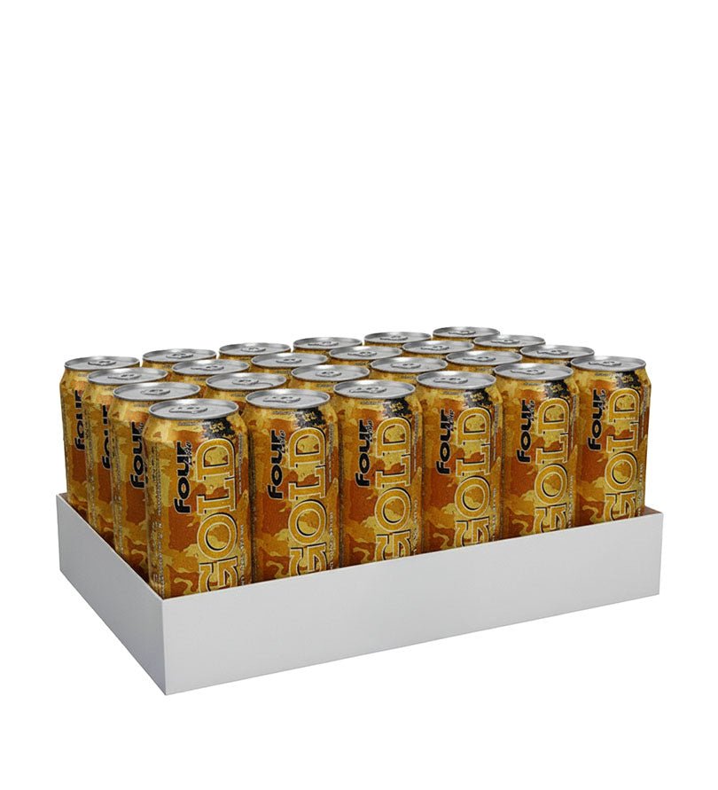 Paca de 24 latas de coctel Four Loko Gold de 473 ml