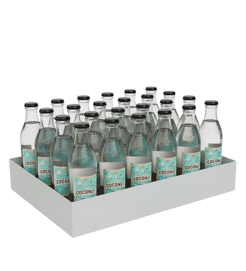 Paca de 24 botellas de soda saborizada Coconut Juniper de 200 ml