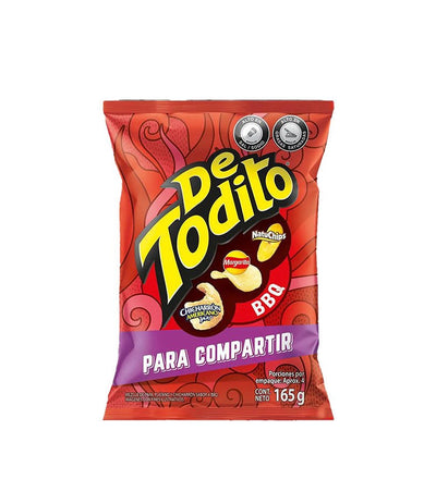 Empaque de pasabocas De Todito BBQ de 165 g
