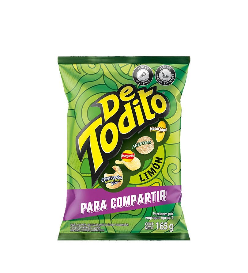 Pasabocas De Todito Limón - 165g - Licores Medellín