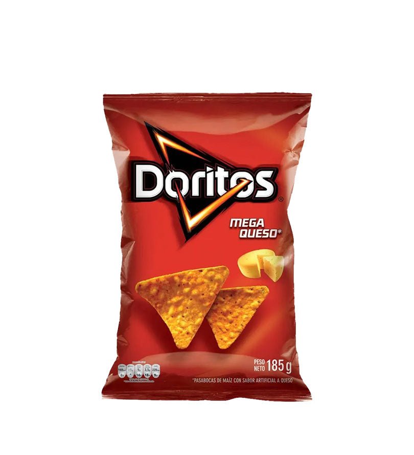 Empaque de pasabocas Doritos de 185 g