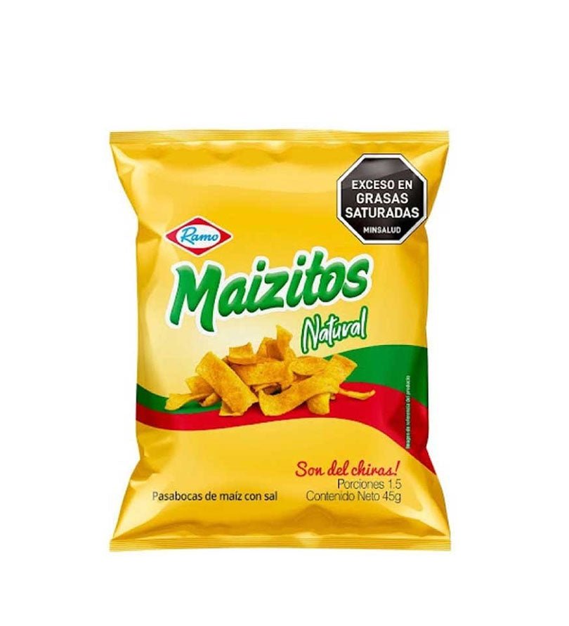 Pasabocas Maizitos Natural Pequeño Ramo - 45g Medellín a Domicilio