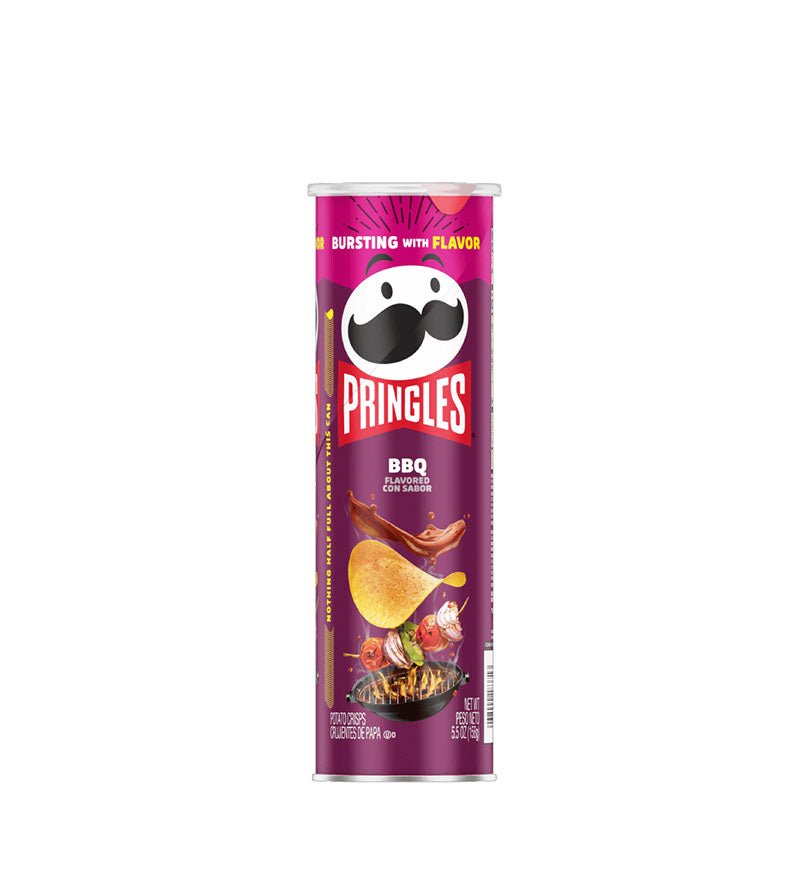 Empaque de papas Pringles sabor BBQ de 158 g