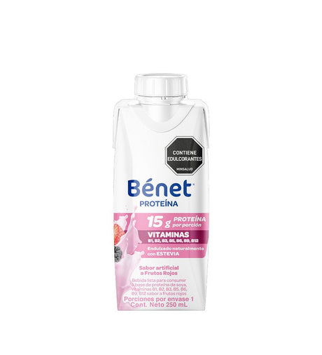 Proteína Líquida Bénet Frutos Rojos - 250ml - Licores Medellín