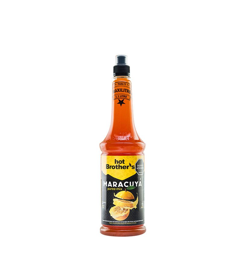Botella de puré Maracuyá Mix Hot Brother's de 1 L