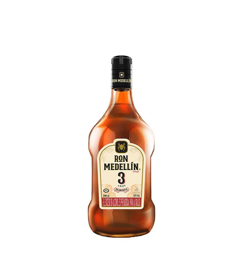 Ron Medellín 3 Años Añejo Garrafa - 2L - Licores Medellín