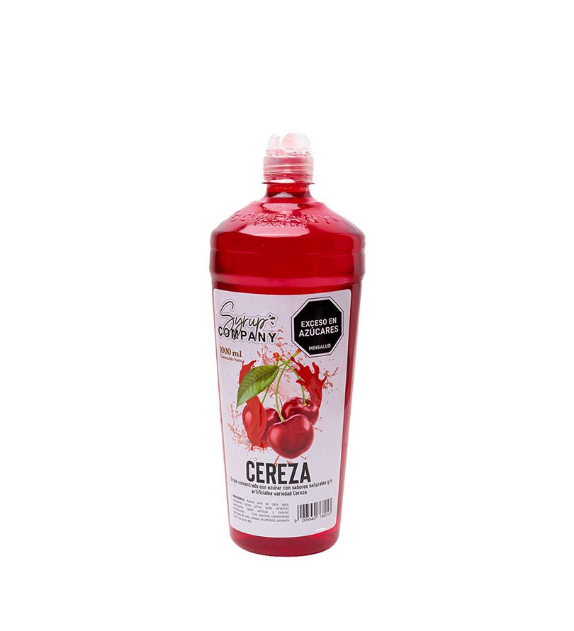 Botella de sirope Cereza Syrup Company de 1 L
