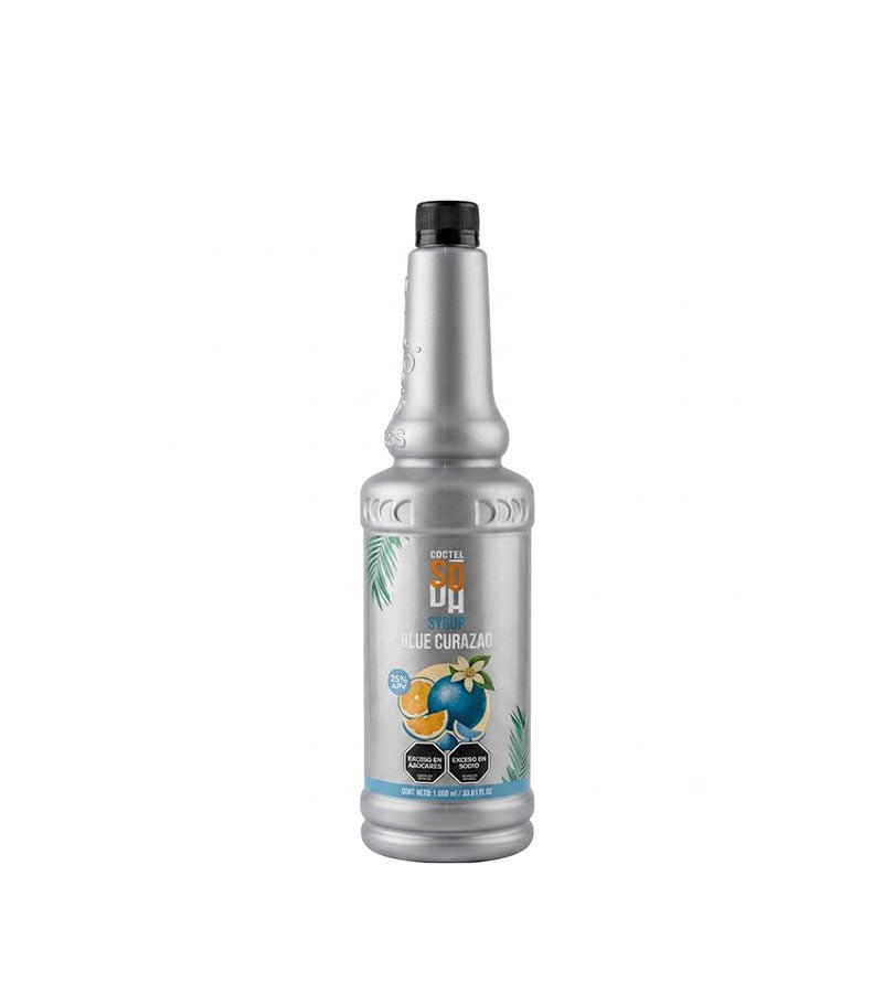 Sirope Coctel Soda Blue Curazao - 1L - Licores Medellín