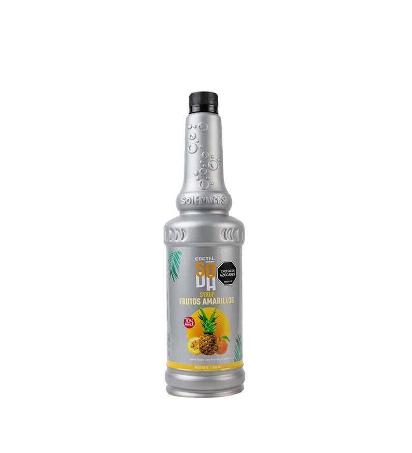 Sirope Coctel Soda Frutos Amarillos - 1L - Licores Medellín