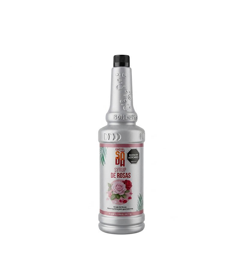 Sirope Coctel Soda Rosas - 1L - Licores Medellín