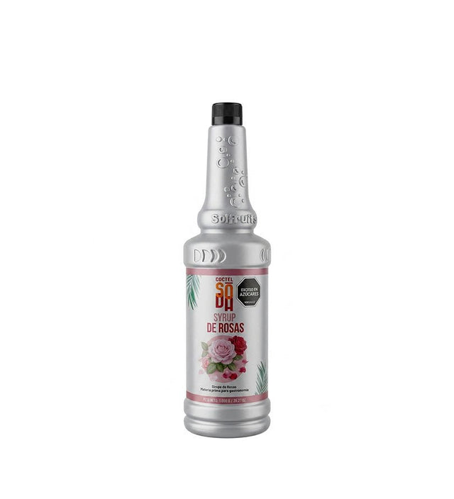 Sirope Coctel Soda Rosas - 1L - Licores Medellín