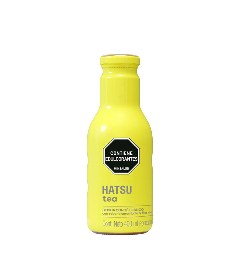 Botella de té Hatsu Amarillo con Carambolo de 400 ml