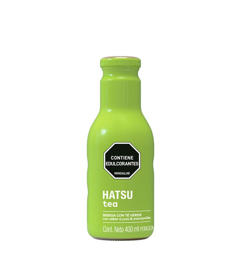 Botella de té Hatsu Verde Yuzu y Manzanilla de 400 ml