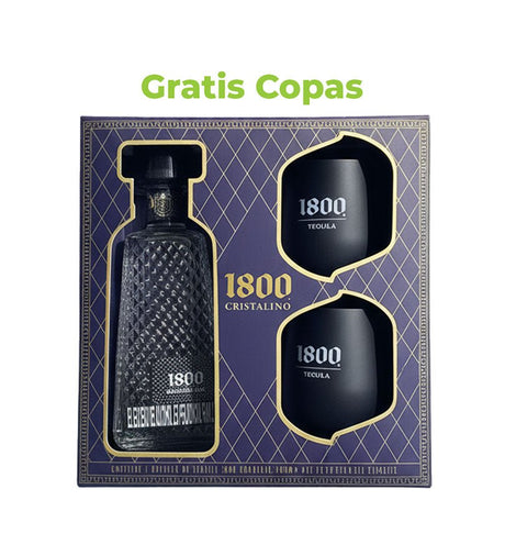 Tequila 1800 Cristalino Botella - 700ml - Licores Medellín