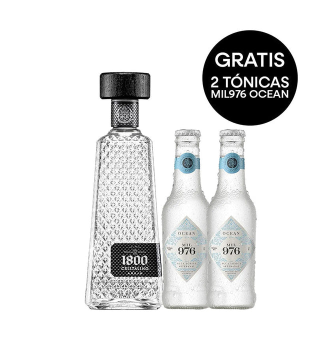 Tequila 1800 Cristalino Botella - 700ml - Licores Medellín