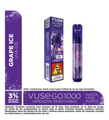 Vapeador Desechable Vuse Go Grape Ice - 1000 Puff Medelln a Domicilio Vapeador Desechable Vuse Go Grape Ice - 1000 Puff Medelln a Domicilio