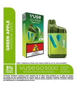 Vapeador Desechable Vuse Go Green Apple - 5000 Puff - Licores Medellín