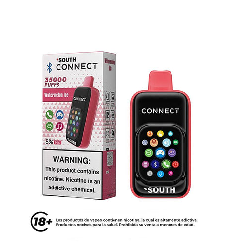 Vaper Desechable South Connect Watermelon Ice - 35000 Puff - Licores Medellín