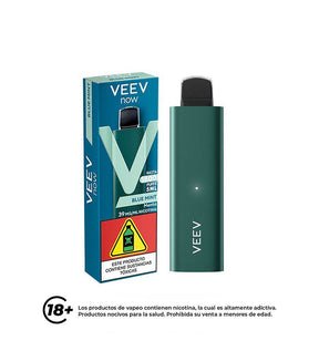 Vaper VEEV Now Blue Mint - 1800 Puffs - Licores Medellín