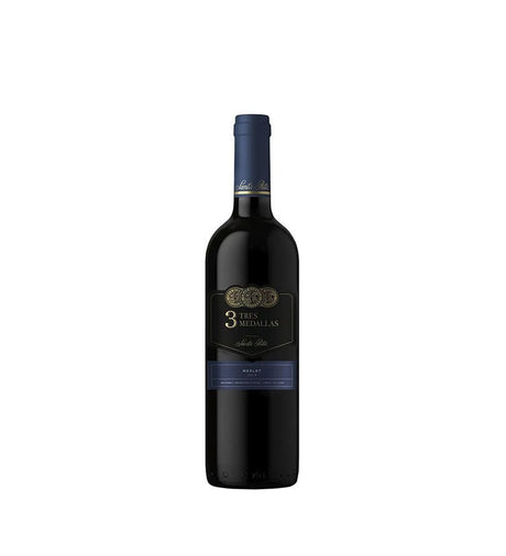 Vino 3 Medallas Merlot Botella - 750ml - Licores Medellín