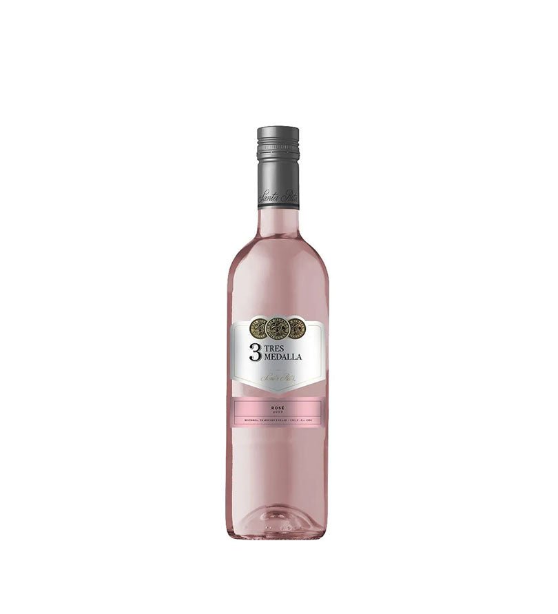 Vino 3 Medallas Rose Botella - 750ml - Licores Medellín