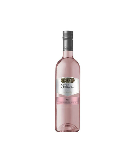 Vino 3 Medallas Rose Botella - 750ml - Licores Medellín