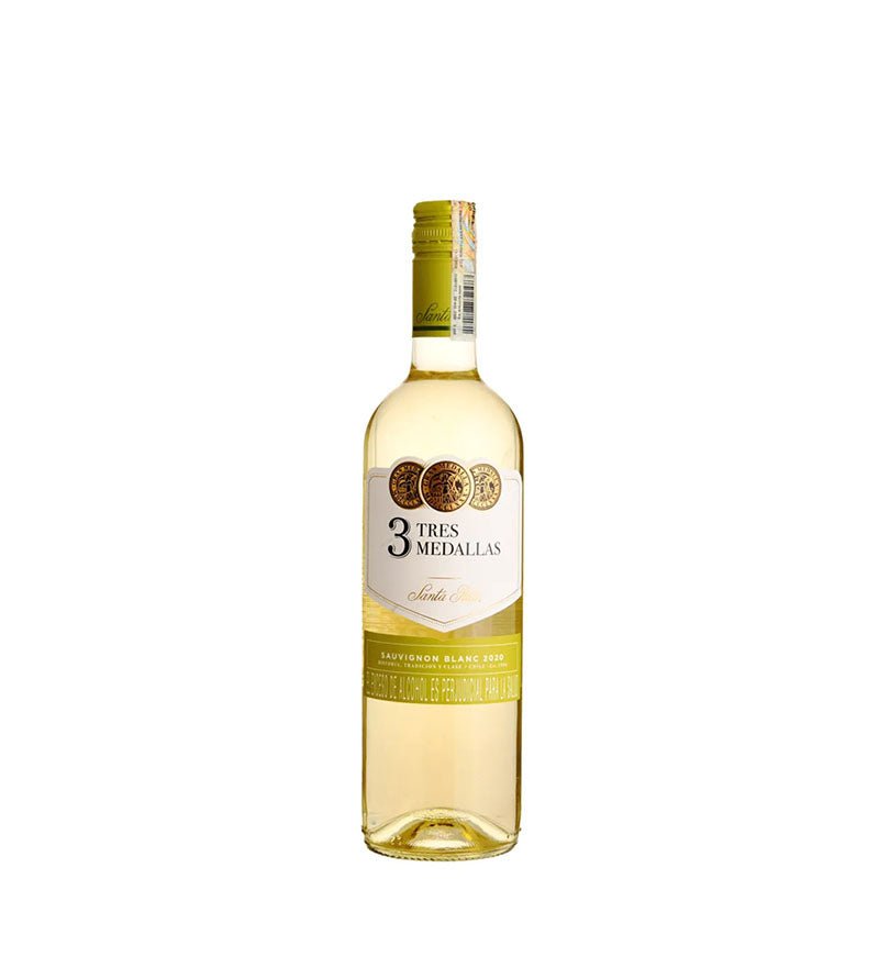 Botella de vino 3 Medallas Sauvignon Blanc de 750 ml