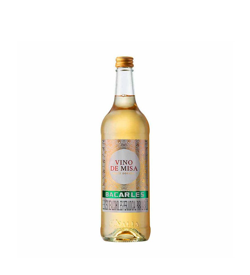 Botella de Vino Blanco de Misa Bacarles de 750 ml