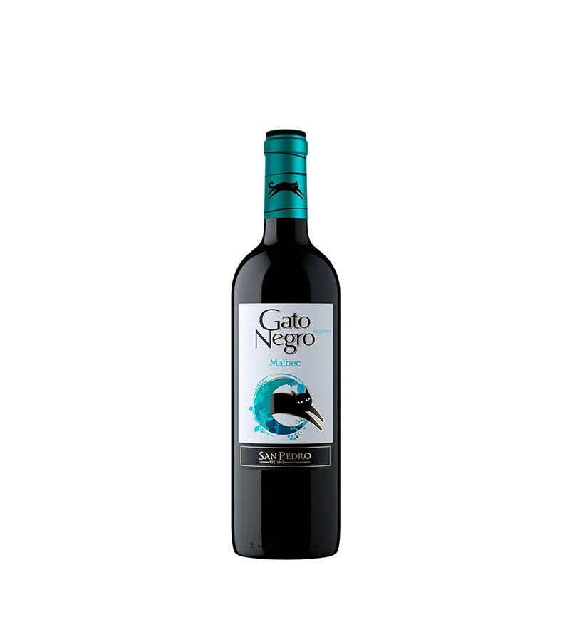 Botella de vino Gato Negro Malbec de 750 ml
