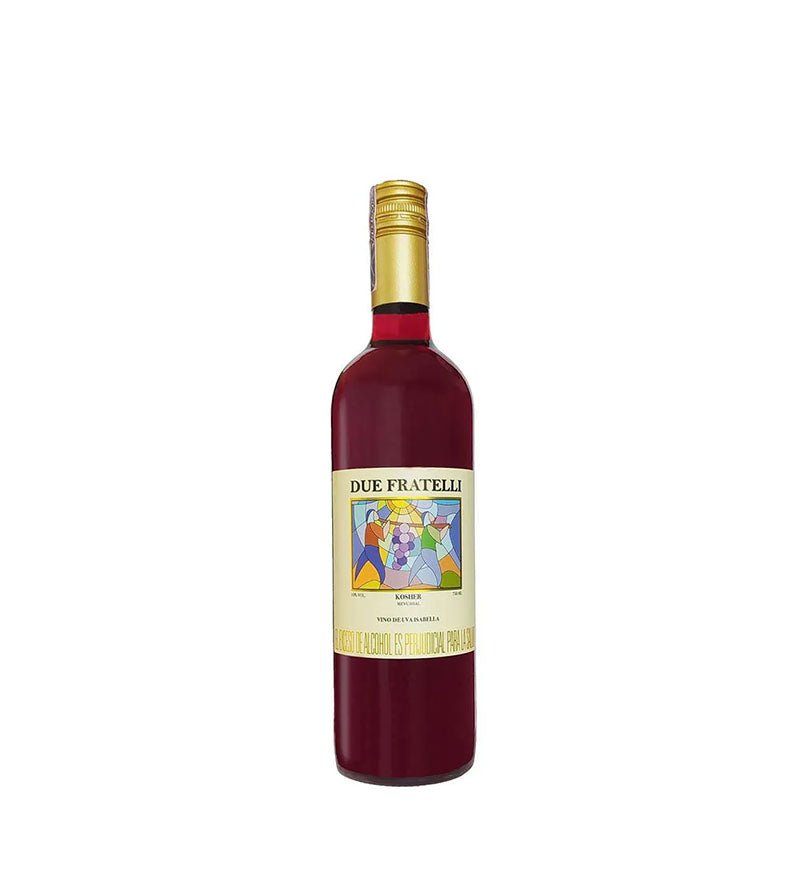 Botella de Vino Kosher Dulce Due Fratelli de 750 ml