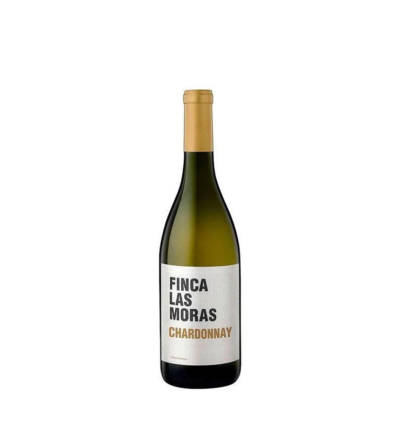 Botella de vino Las Moras Chardonnay de 750 ml
