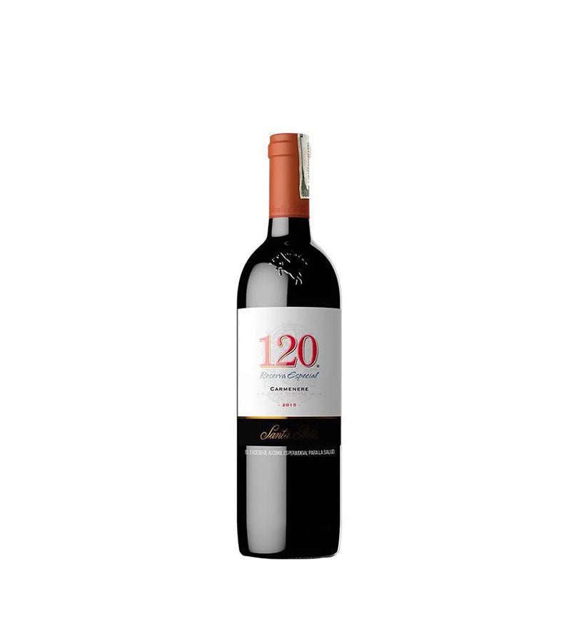 Botella de vino Santa Rita 120 Carmenere de 750 ml