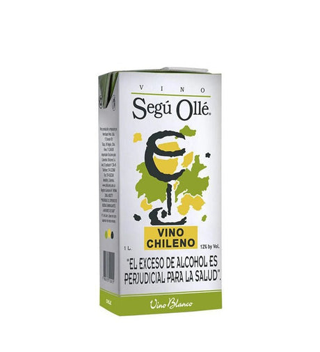 Vino Segú Ollé Blanco Tetrapack Litro - 1L - Licores Medellín