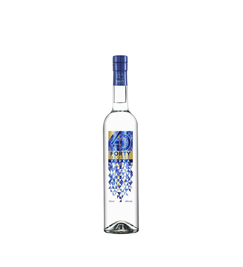 Botella de vodka Forty Degree de 750 ml